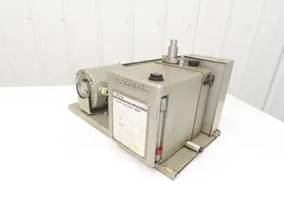 Edwards Speedivac ED100 Belt Drive Rotary Vacuum Pump 2-Stage 6CMH 230/460V 3PH