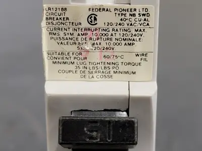 USED FEDERAL PIONEER NB115
