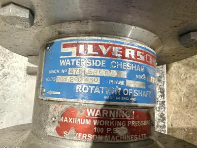 Used SILVERSON 275LS Homogenizers Quebec CA | Carter-Wilson Equipment Services #1371365
