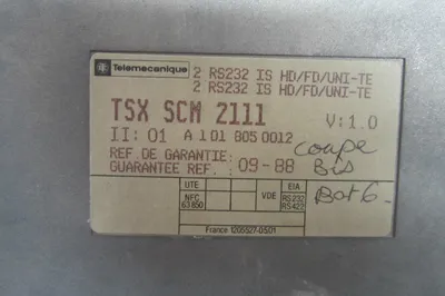 USED TELEMECANIQUE TSX-SCM-2111 COMMUNICATION MODULE TSXSCM2111