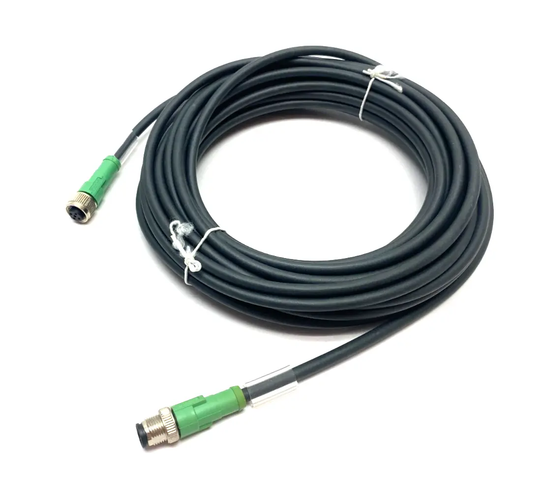 USED PHOENIX CONTACT DOUBLE ENDED CORDSET M12 4-POS. M TO F