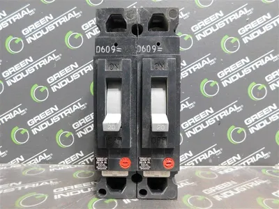 Lot of 2 General Electric THED113020 Circuit Breakers 277V 20A 125VDC  Used