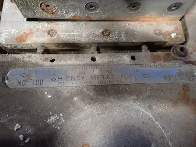 USED WHITNEY METAL TOOL CO 100