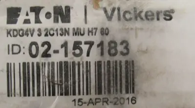 NEW VICKERS 02-157183 DIRECTIONAL CONTROL VALVE KDG4V-32C13N-MU-H7-60 02157183