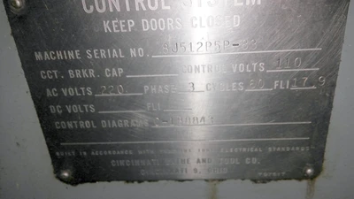 Used 1963 CINCINNATI 205-12 DH Plain Horizontal Mills Pennsylvania US | Hadanich Machine #1443623