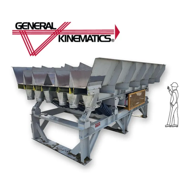Used GENERAL KINEMATICS SCRT 96/114X18X13.5 Vibratory Conveyors West Virginia US | JM Industrial #968042
