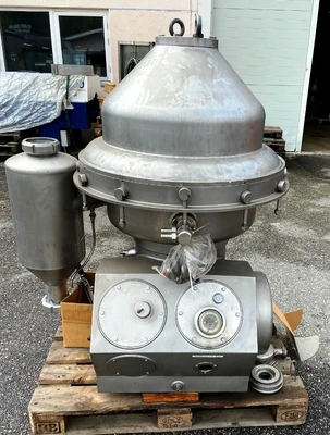 Alfa-Laval MRPX 514 HGV-74C warm milk separator, 316SS.
