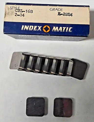 Index Matic CBL-168 2-84 K-2884 Lathe Mill Carbide Inserts 10 Pcs New