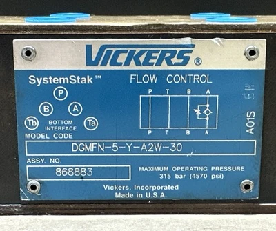 NEW Vickers DGMFN-5-Y-A2W-30