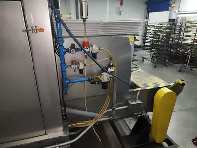 USED 2013 SYSTEM TECHNOLOGIES 2-STAGE INLINE PARTS WASHER