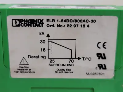 USED PHOENIX CONTACT ELR1-24DC/600AC-30