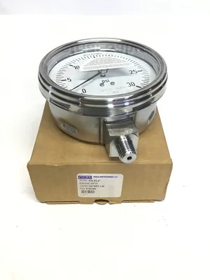 WIKA 9745386 Stainless Steel Pressure Gauge 1/4″NPT LM 0-30 PSI  (Lot of 2)