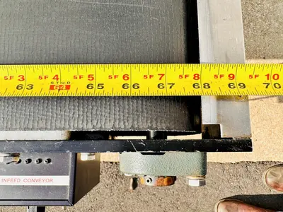 6-Foot Infeed / Outfeed Conveyor w/DC Motor Speed Control