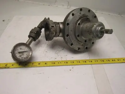 Graco 223824 Back Pressure Regulator 2" Sanitary Clamp Fittings W/Gauge