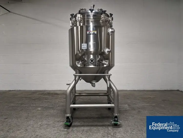 Used A&M Process 500 Liter A&B Process Receiver Tank, 316 S/S, 44/150# Stainless Steel Tanks Ohio US | Federal Equipment Company #127384