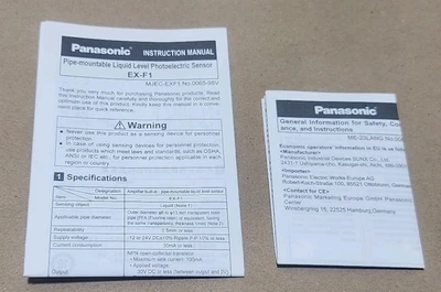 NEW Panasonic EX-F1