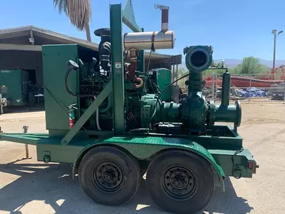 USED 2009 PIONEER INDUSTRIAL WATER PUMP RENT / SALE 6500 GPM SC108S17