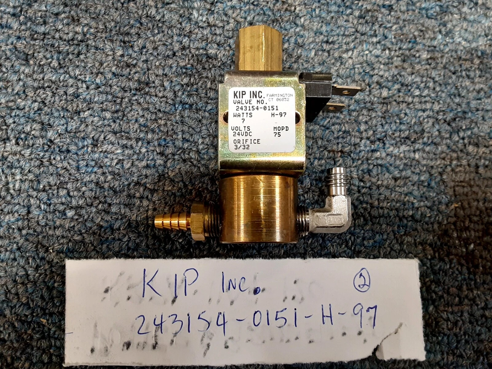 USED KIP INC 243154-0151 24 VDC 75 MOPD 7 Watts