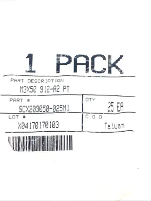 M3x50 DIN 912-AT PT | Socket Head Cap Screw  Alloy Steel Hex Bolt PKG OF 25 - New Other
