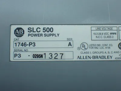 USED ALLENBRADLEY 1746P3