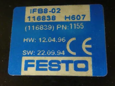 USED FESTO IFB8-02