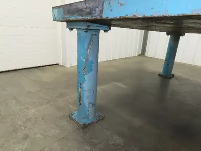 3" Top Steel Welding Layout Table 78x48" Fabrication Anti Splatter Work Bench