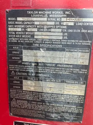 Used TAYLOR TH350L Misc Forklifts Texas US | 4K Lift Co #1542427