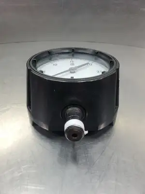 Ashcroft AISI 316 DURAGAUGE Welded PSI Gauge, 30PSI, Steel Socket. 6D-13