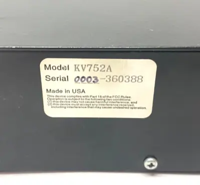 USED BLACK BOX SERVSHARE EXTERNAL STATION SWITCH