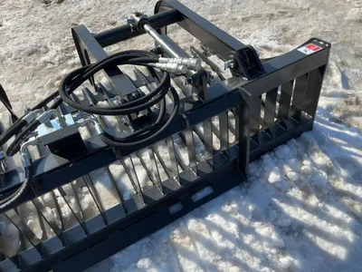 Used JCT ROCK BUCKET GRAPPLE SKID STEER ATTACHMENT Grapple Buckets Michigan US | Miedema Asset Management Group #1328944