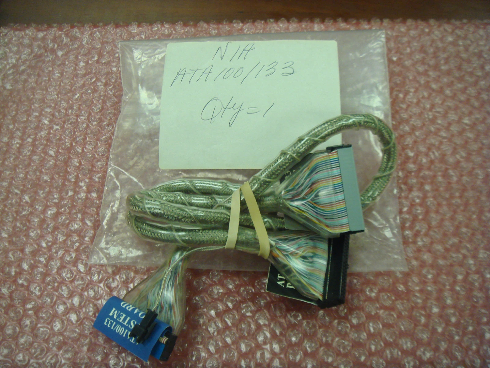 Used ATA100/133 Ide Cable (3ft Round, IDC Female to IDC Female)