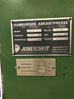 USED 1993 HAMBURGER HYPM 70