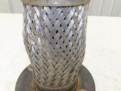 Weldbend 3" NPT x 3" Flanged Stainless Flex Hose Pipe Expansion Joint 4-Bolt 150