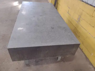 8' X 4' X 14" CHALLENGE PRECISION LAYOUT INSPECTION GRANITE TABLE: STOCK #23804