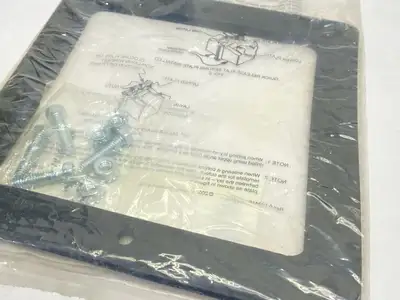 New | in-Stock Hoffman Sealing Plate 90-Degree Angle Lay-in HC 6.00 x 6.00" Gray 18710 Electrical Boxes Michigan US | Maverick Industrial Sales #1402259