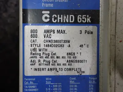 USED WESTINGHOUSE CHND3800T33W