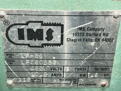 Used IMS LP86 Misc Plastics Equipment Ohio US | HGR 24 #1419014