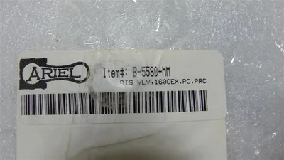 Ariel B-5580-MM Compressor Discharge Valve DIS VLV, 160CEX, PC, PRC New NIB