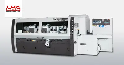 NEW LEADERMAC LMC623 9" 6-HEAD HEAVY-DUTY JOINTED MOULDER