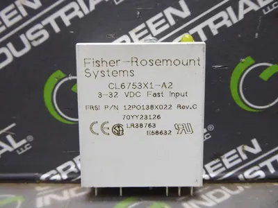 Fisher Rosemount CL6753X1-A2  3-32 VDC Fast Input Relay 12P0138X022 Rev. C Used