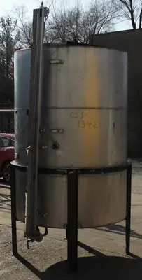 SPC9221  Tank 600 gallon vertical tank, Stainless Steel, flat