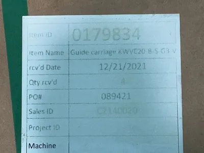 New | in-Stock INA KWVE20BSG3V Tooling & Accessories (Other) Ohio US | HGR 24 #1260860