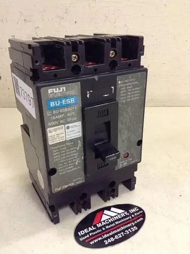 Used FUJI ELECTRIC BU-ESB3015 Circuit Breakers Michigan US | Ideal Machinery #594473