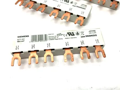 USED SIEMENS BUSBAR 63A 3-POLE