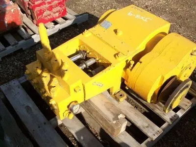USED HUGHES-JETIN 2000 HIGH PRESSURE WATER BLASTING TRIPLEX PUMP