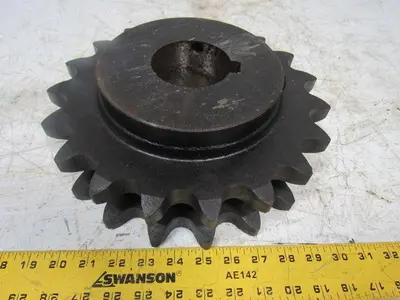 Martin 14019BH 19 Tooth Double Row Sprocket 3" Keyed Bore