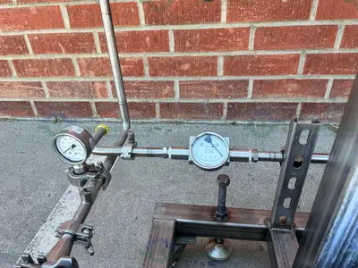 Used MILLIPORE FILTRATION SYSTEM W/ WAUKESHA CHERRY 030 ROTARY LOBE PUMP 5 HP Filtration Equipment California US | Equipment Lab #1364702