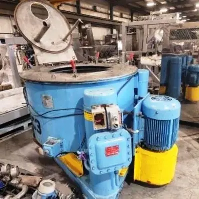 Tolhurst 40 x 20 perforate basket centrifuge, 316SS.