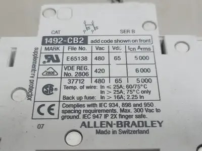 USED ALLEN-BRADLEY 1492-CB2