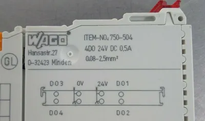 Wago - 750-504 4-Channel Output Module 3C